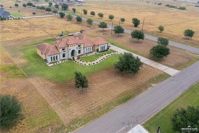 drone / aerial view featuring a rural view