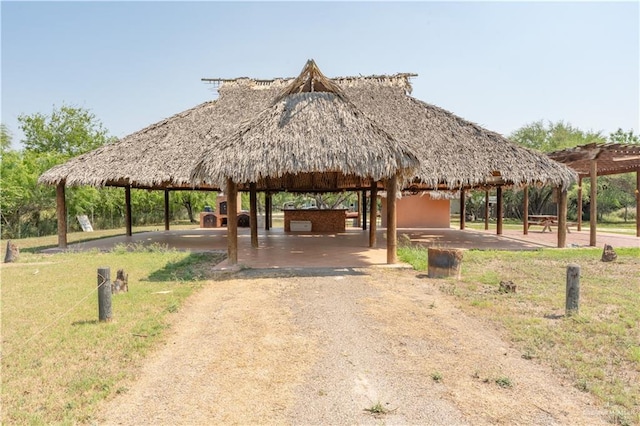 view of home's community featuring a gazebo