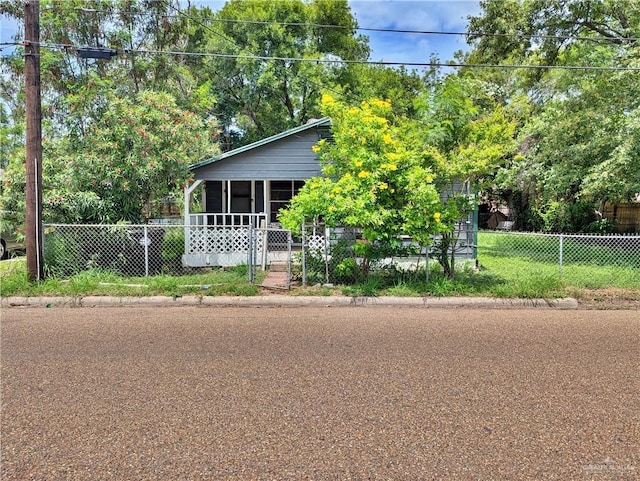 view of front of home