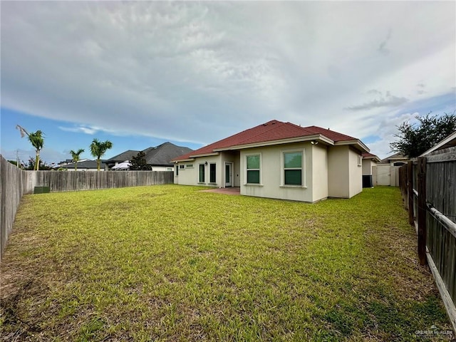 2301 Mcleod Ave, Edinburg, TX 78539 - rear view of property featuring a fenced backyard and stucco siding