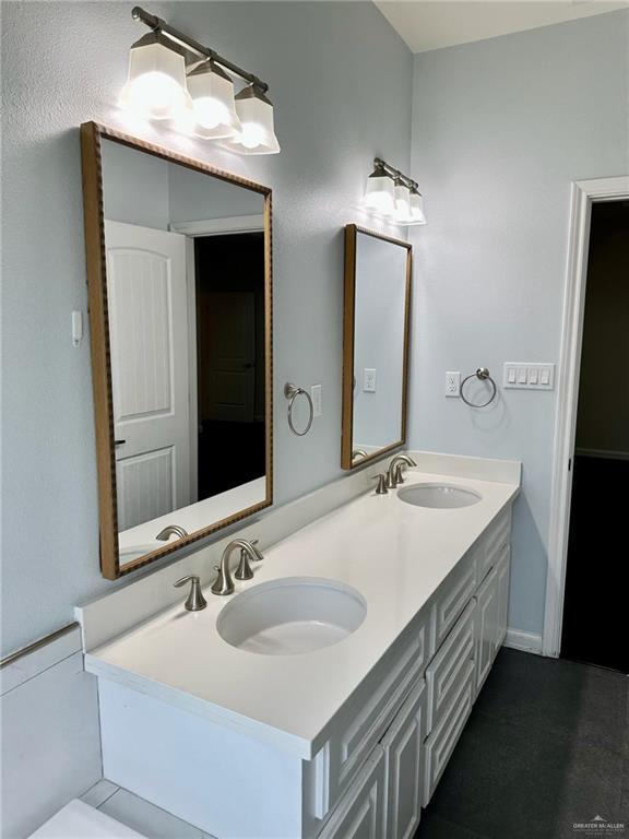 2301 Mcleod Ave, Edinburg, TX 78539 - bathroom with double vanity