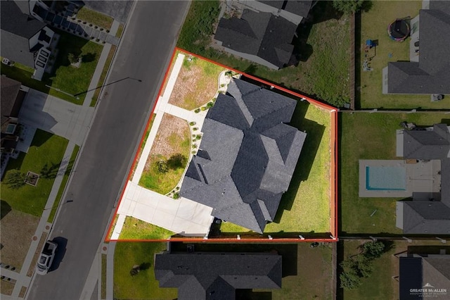 13811 N 33rd Ln, Mcallen, TX 78504 - view of property location with property parcel outlined