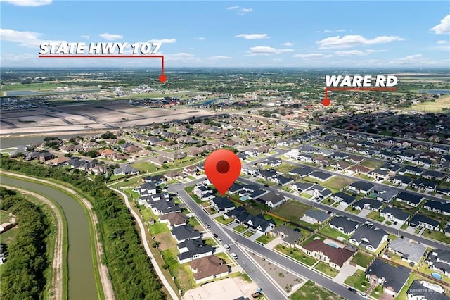 13811 N 33rd Ln, Mcallen, TX 78504 - aerial view of property's location featuring nearby suburban area