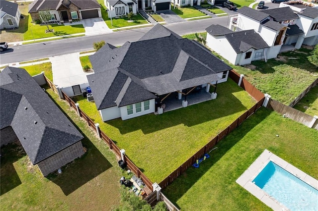 13811 N 33rd Ln, Mcallen, TX 78504 - aerial perspective of suburban area featuring a pool