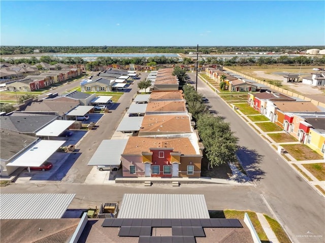 drone / aerial view featuring a residential view