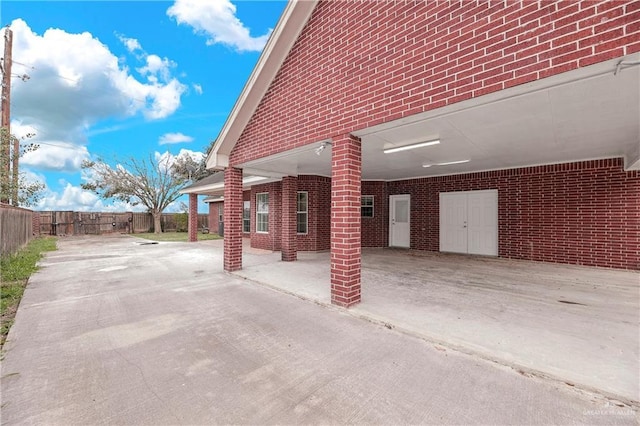 view of patio