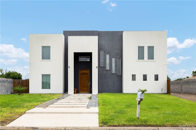 1820 Hill Dr, Mission, TX 78572 - contemporary house with stucco siding