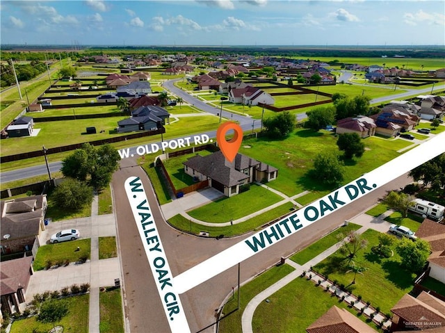 201 White Oak Dr, Los Fresnos, TX 78566 - aerial view of residential area