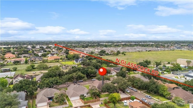 2005 E 28th St, Mission, TX 78574 - aerial view of property and surrounding area with nearby suburban area