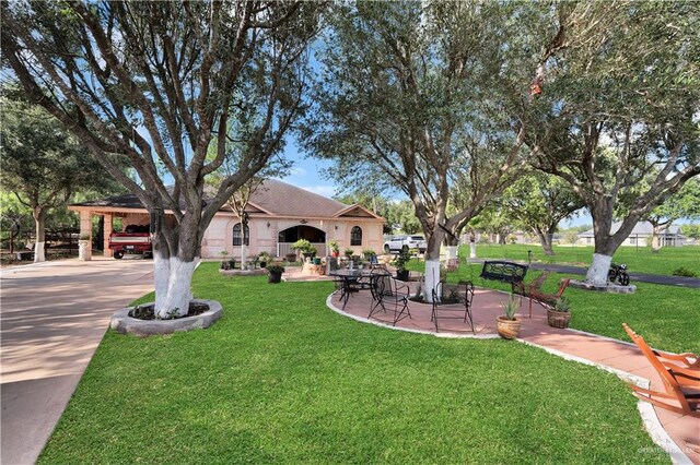 2865 E Mile 9 1/2 N, Donna, TX 78537 - view of grassy yard with concrete driveway