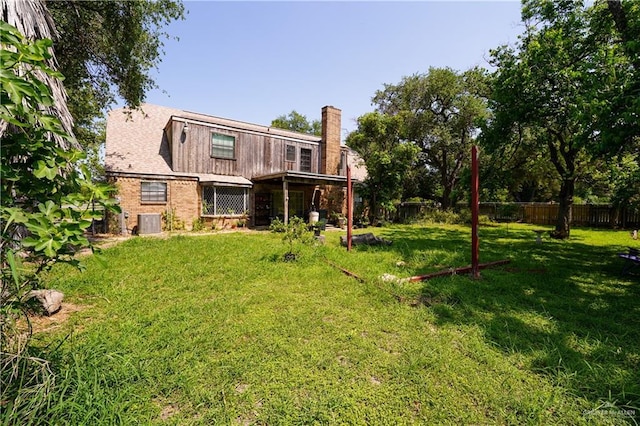 603 S Alamo Rd, Alamo, TX 78516 - view of yard with fence