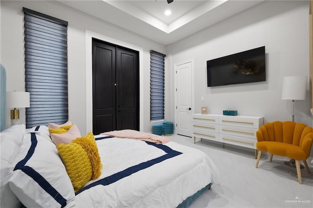 102 E Whiting St Unit A & B, South Padre Island, TX 78597 - bedroom with light carpet, recessed lighting, and a closet