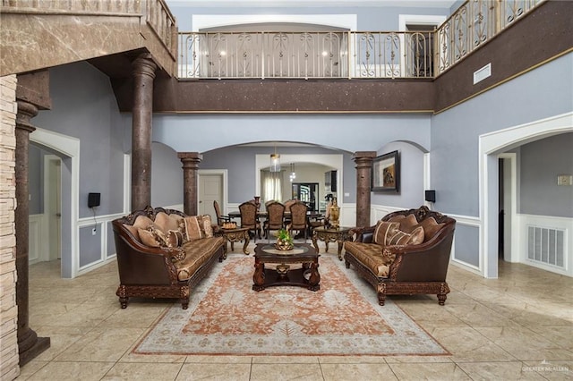 view of patio / terrace featuring a balcony and an outdoor hangout area