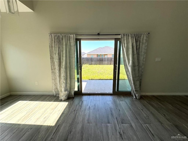 8706 Pink Flamingo St, Harlingen, TX 78552 - interior space with wood finished floors and baseboards