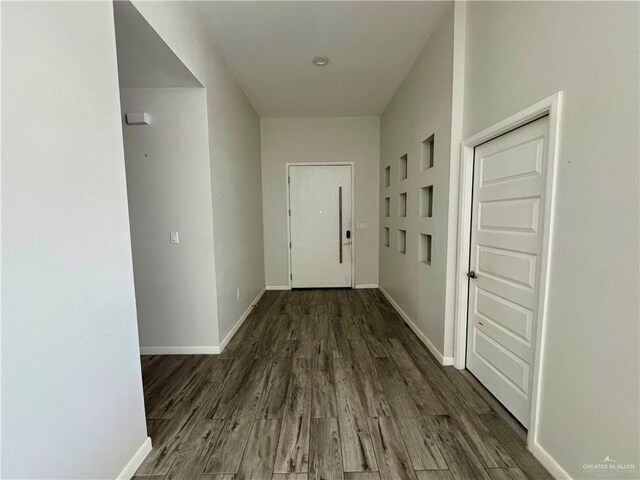 8706 Pink Flamingo St, Harlingen, TX 78552 - hall with wood finished floors and baseboards