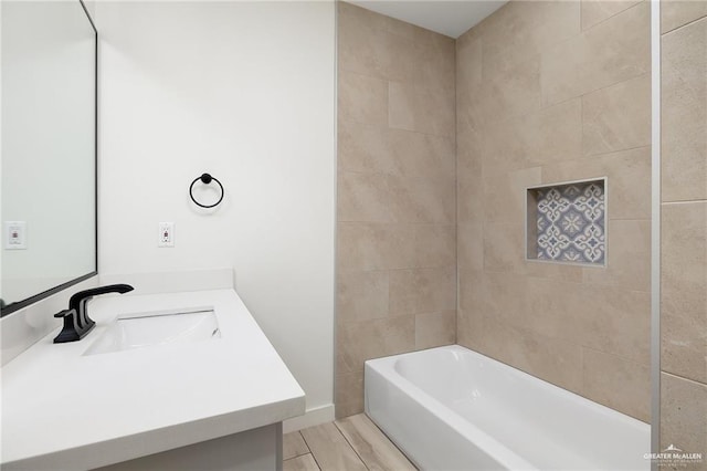 321 E Stubbs St, Edinburg, TX 78539 - bathroom with vanity and a bath