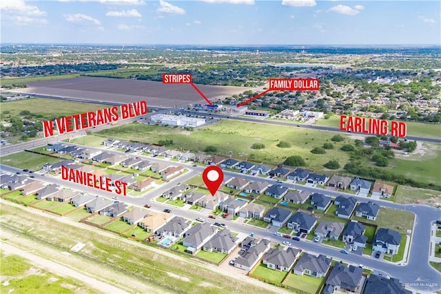 1306 E Danielle Ave, Pharr, TX 78577 - bird's eye view