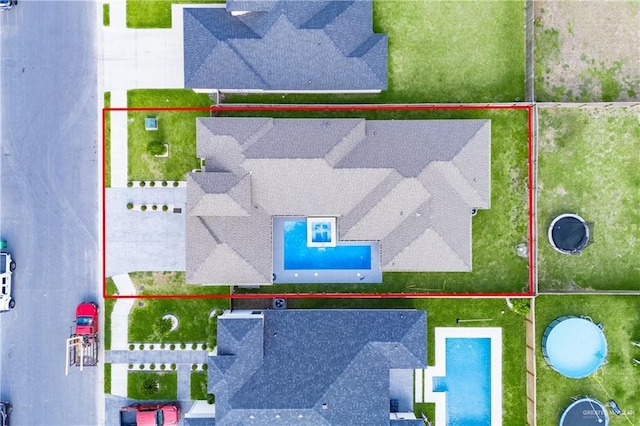 1306 E Danielle Ave, Pharr, TX 78577 - aerial overview of property's location with property parcel outlined