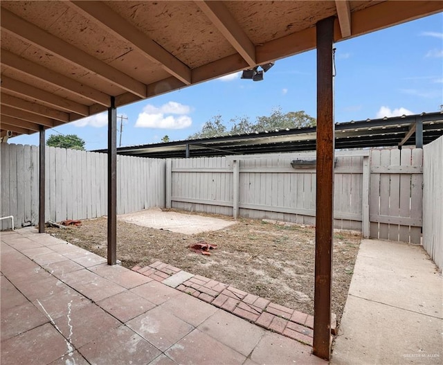 view of patio