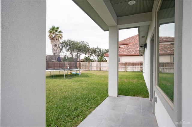 2008 S Erica St, Pharr, TX 78577 - view of yard with a trampoline and a patio