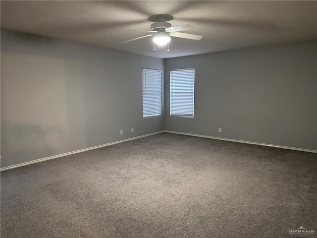 4717 Violet Ave, Mcallen, TX 78504 - carpeted spare room with a ceiling fan and baseboards