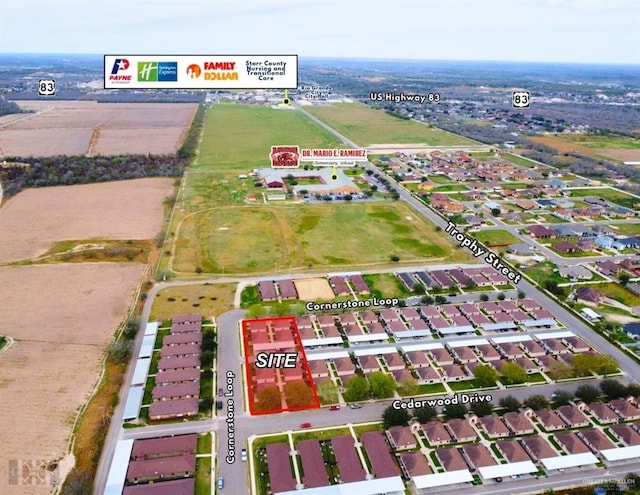 1201 Cornerstone Loop, Rio Grande City, TX 78582 - birds eye view of property