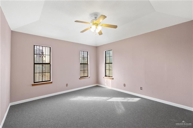3401 Del Norte Dr, Mission, TX 78574 - empty room with carpet flooring, baseboards, and ceiling fan