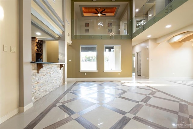 2410 W Vancouver Ave, Edinburg, TX 78539 - community lobby featuring a high ceiling and recessed lighting