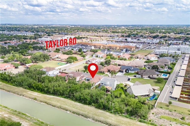 2607 Cottonwood St, Mission, TX 78574 - drone / aerial view of a nearby body of water