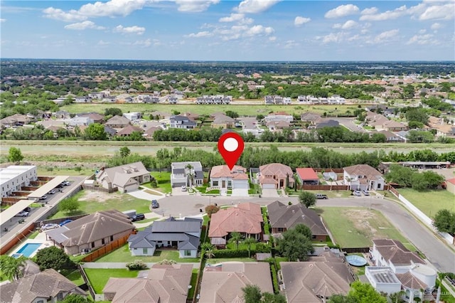 2607 Cottonwood St, Mission, TX 78574 - aerial perspective of suburban area