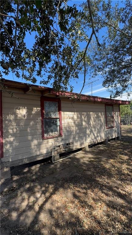 view of side of property