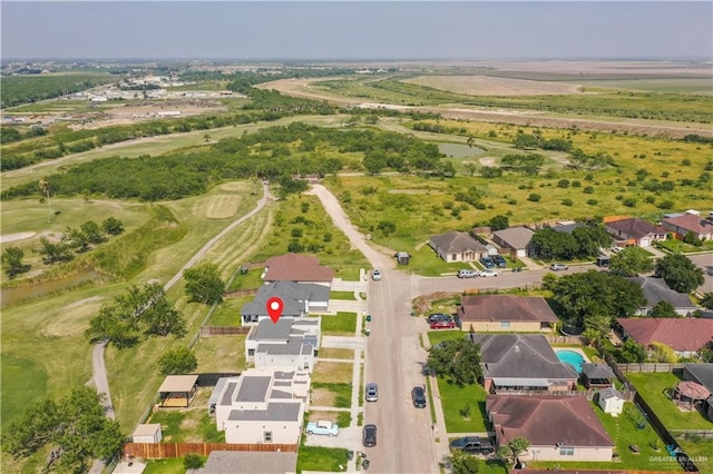 drone / aerial view featuring a residential view