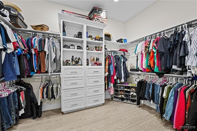 1110 Raptor St, Palmview, TX 78572 - spacious closet featuring wood finished floors