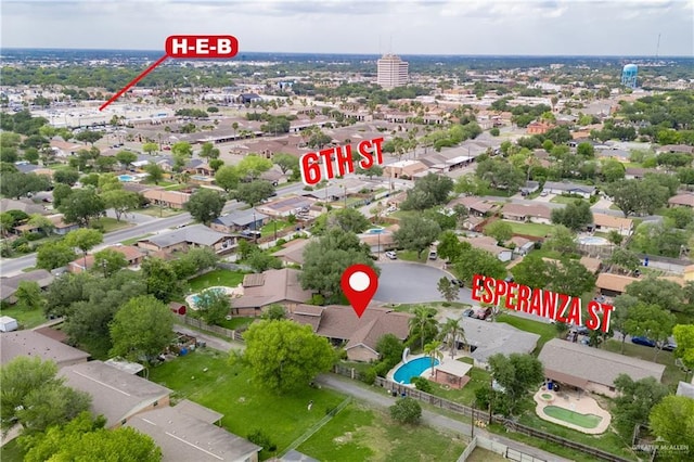 501 W Esperanza Ave, Mcallen, TX 78501 - aerial perspective of suburban area