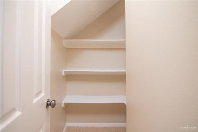 view of closet