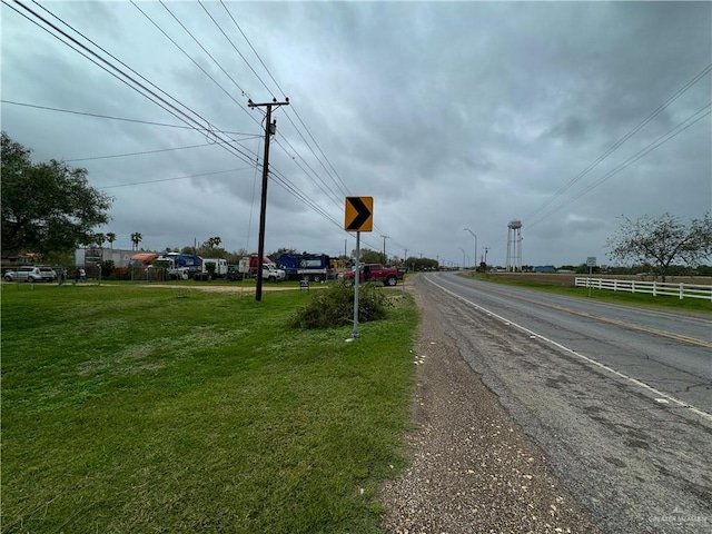 view of road