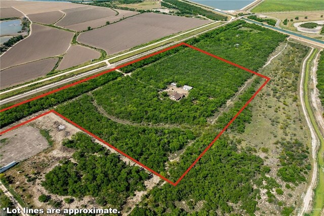 1612 W Military Hwy, Mission, TX 78572 - birds eye view of property featuring a rural view