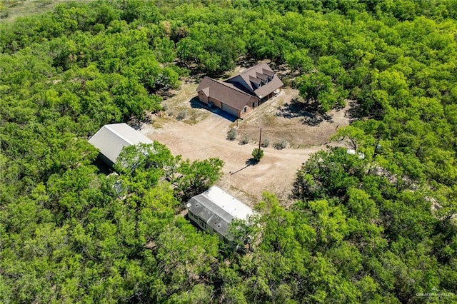 1612 W Military Hwy, Mission, TX 78572 - drone / aerial view with a wooded view
