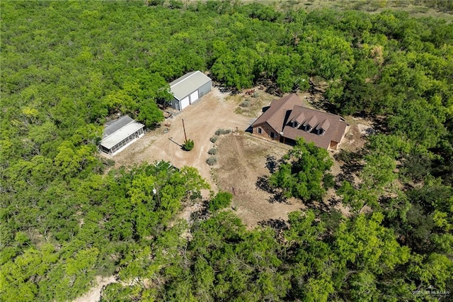 1612 W Military Hwy, Mission, TX 78572 - birds eye view of property with a view of trees
