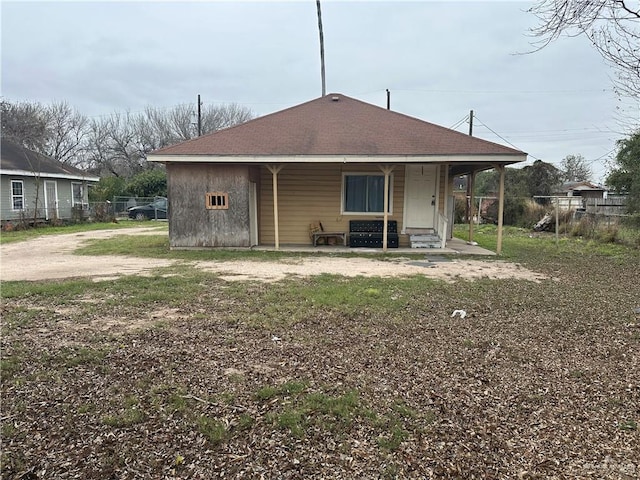 view of rear view of house