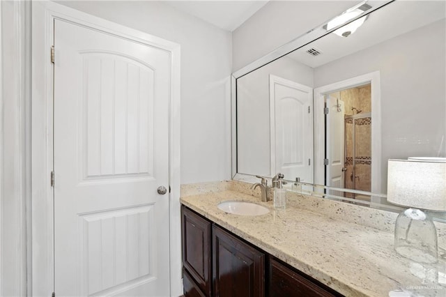 9325 W Mile 8 Rd, Mission, TX 78573 - bathroom with a stall shower and vanity