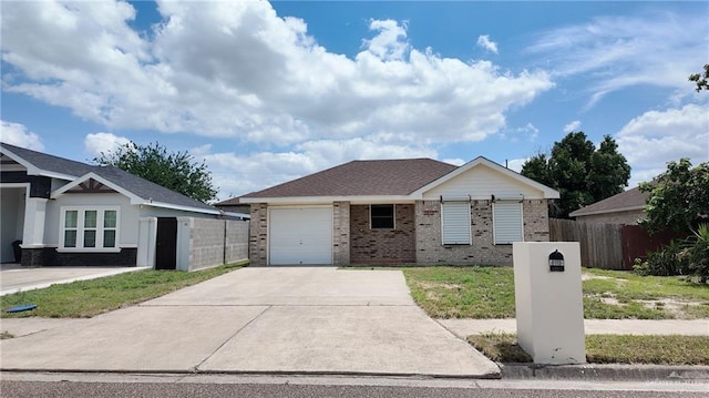 9212 N 30th St, Mcallen, TX 78504 - ranch-style home with brick siding, concrete driveway, and an attached garage