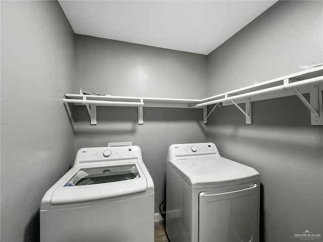 511 W Samano St, Edinburg, TX 78539 - laundry area with separate washer and dryer
