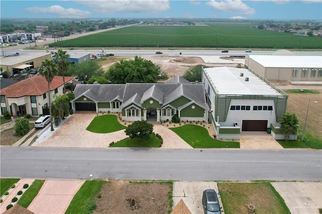 bird's eye view featuring a rural view