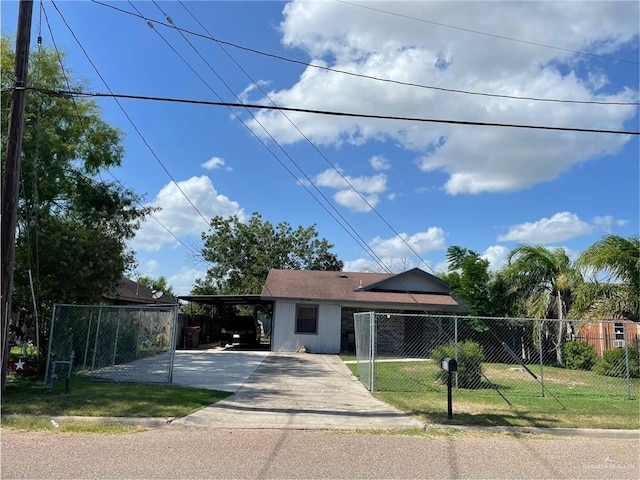 1106 N N Ave N, Donna, TX 78537 - view of front of house with an attached carport and driveway