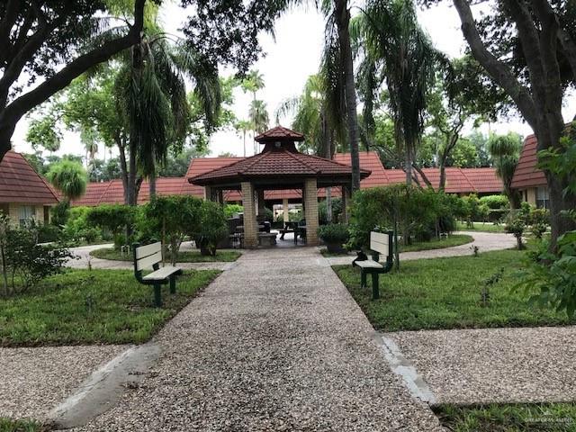 view of home's community featuring a gazebo and a lawn