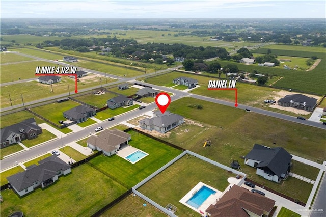 5407 Common Ln, Weslaco, TX 78596 - drone / aerial view of a pool area