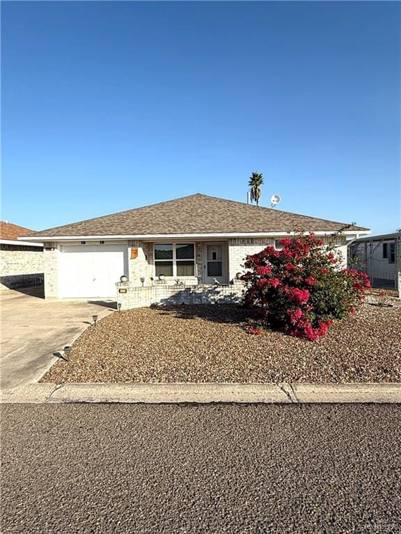 ranch-style house with a garage