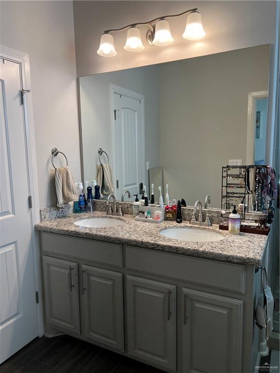 10228 N 14th St, Mcallen, TX 78504 - bathroom featuring double vanity