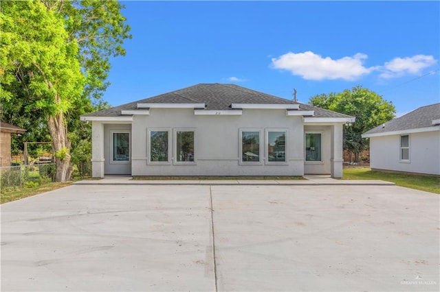 view of rear view of property